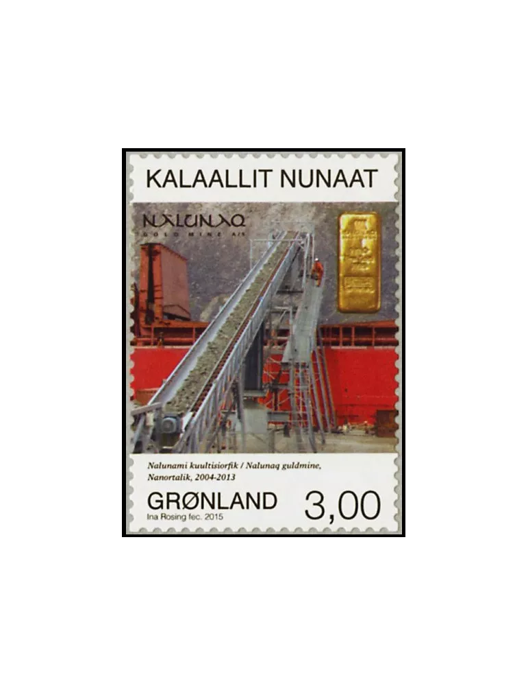 n° 667/668- Timbre GROENLAND Poste