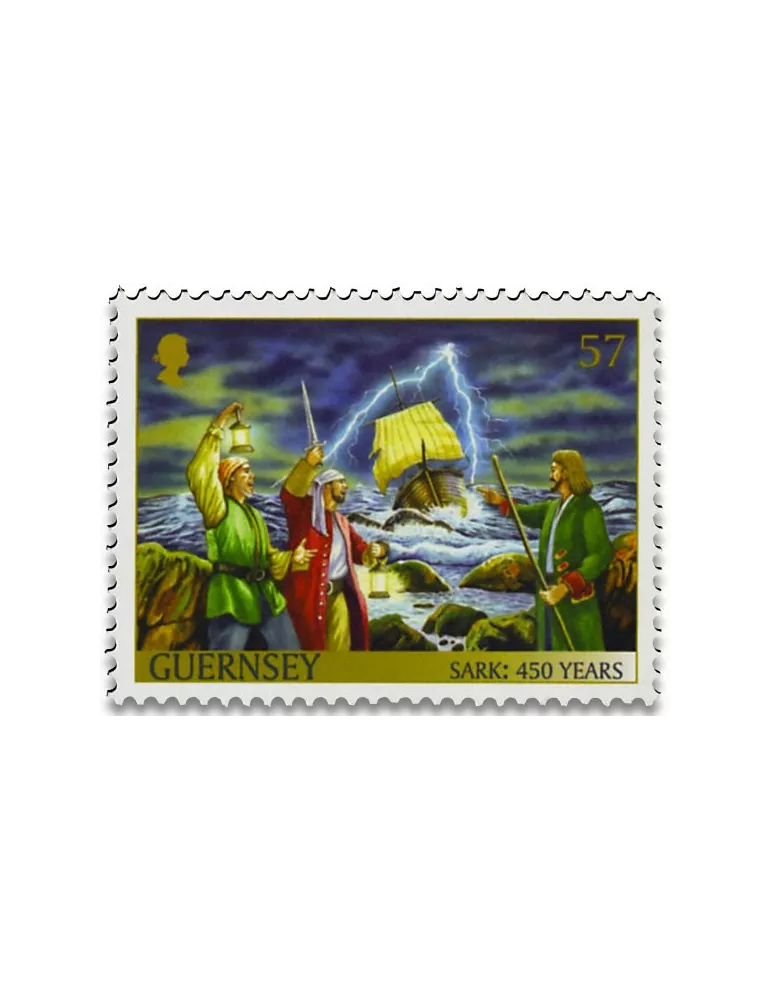 n° 1549/1553 - Timbre GUERNESEY Poste