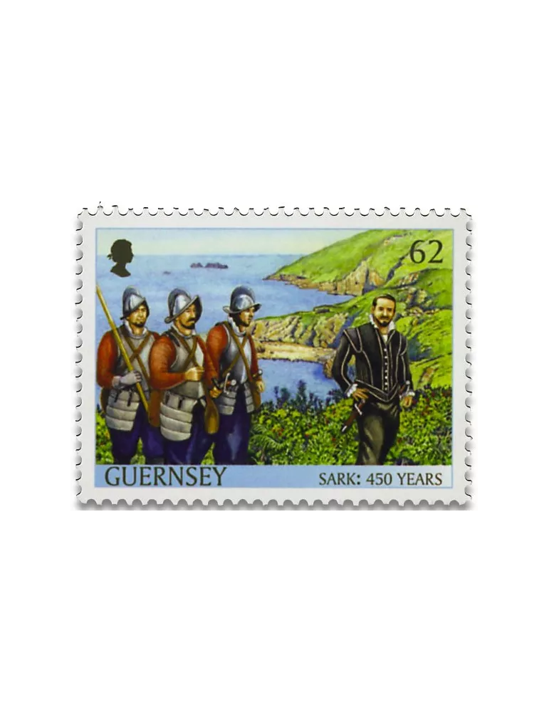 n° 1549/1553 - Timbre GUERNESEY Poste