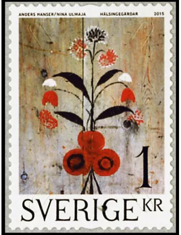 n° 3034/3038- Timbre SUEDE Poste