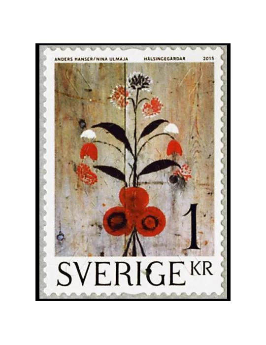 n° 3034/3038- Timbre SUEDE Poste