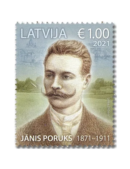 n° 1116 - Timbre LETTONIE Poste