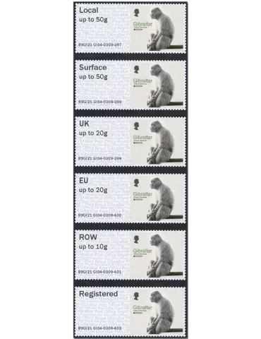 n° 114 - Timbre GIBRALTAR Timbres de distributeurs (EUROPA)