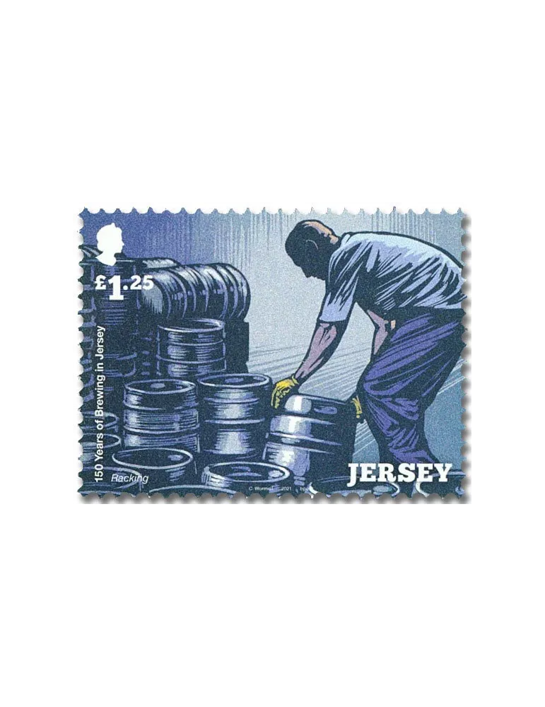 n° 2614/2619 - Timbre JERSEY Poste