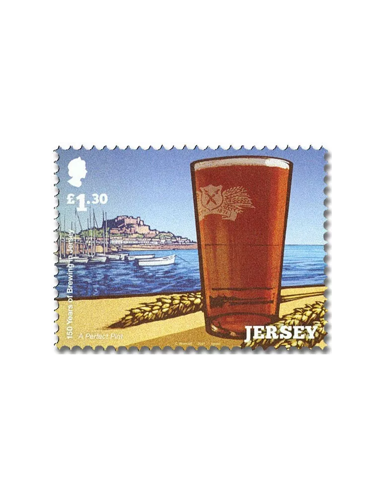 n° 2614/2619 - Timbre JERSEY Poste