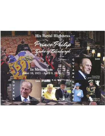 n° 7218/7221 - Timbre GUYANA Poste