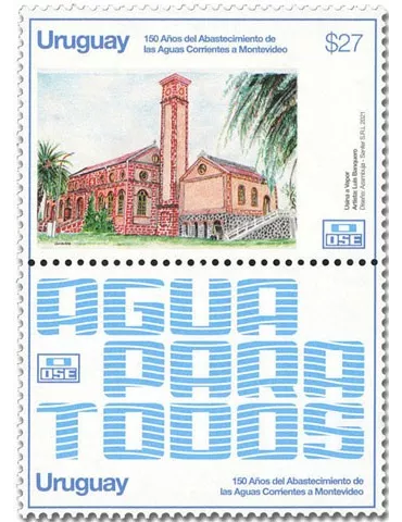 n° 3042 - Timbre URUGUAY Poste