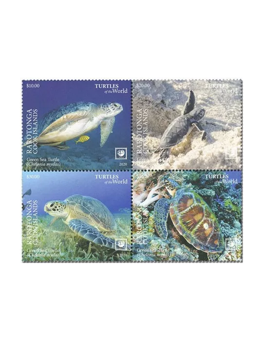 n° 95/98 - Timbre RAROTONGA Poste