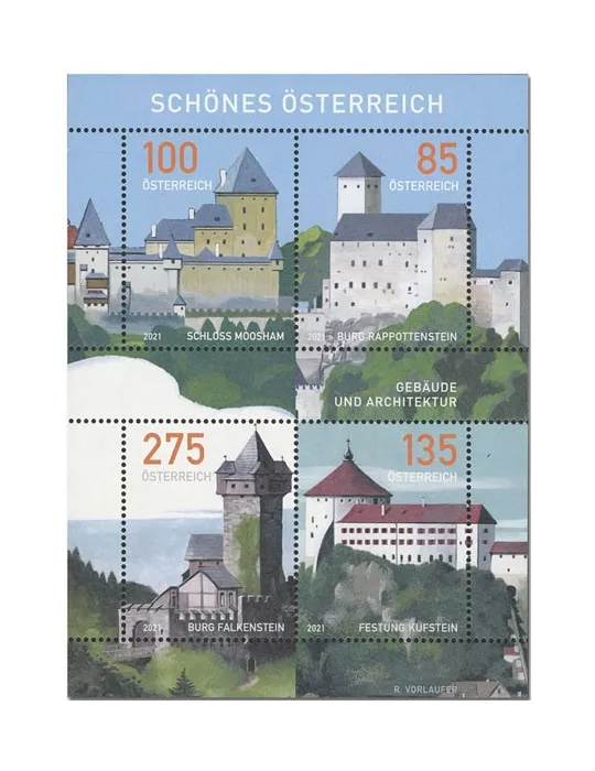 n° 3463/3466 - Timbre AUTRICHE Poste