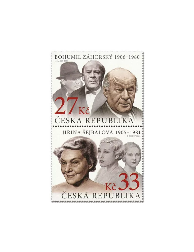 n° 992/993 - Timbre TCHEQUE (République) Poste