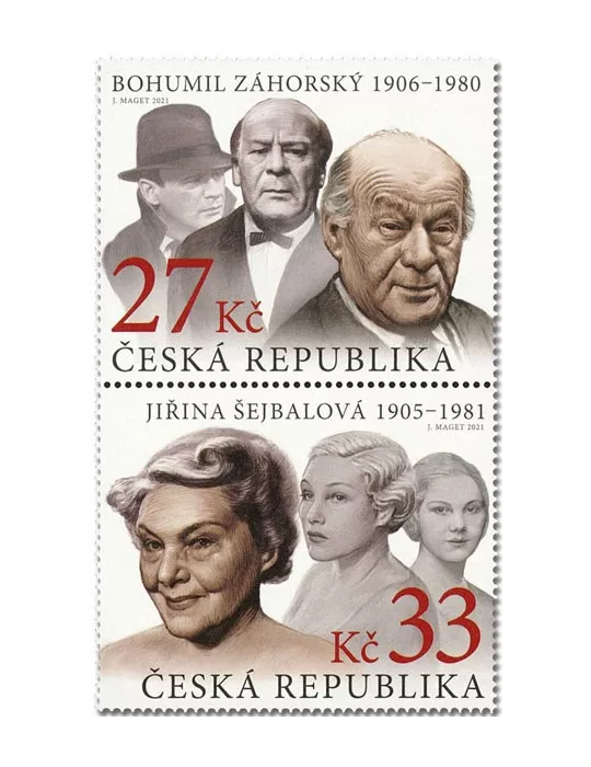 n° 992/993 - Timbre TCHEQUE (République) Poste