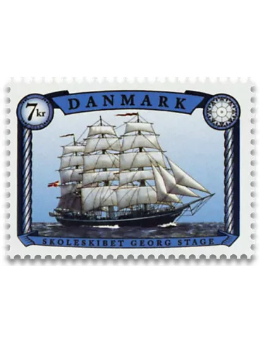 n° F1805- Timbre DANEMARK Poste 2