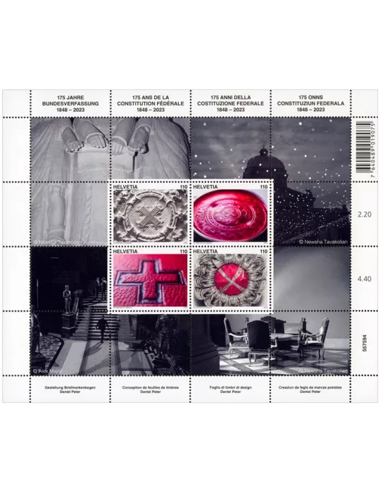 n° 2783/2786 - Timbre SUISSE Poste