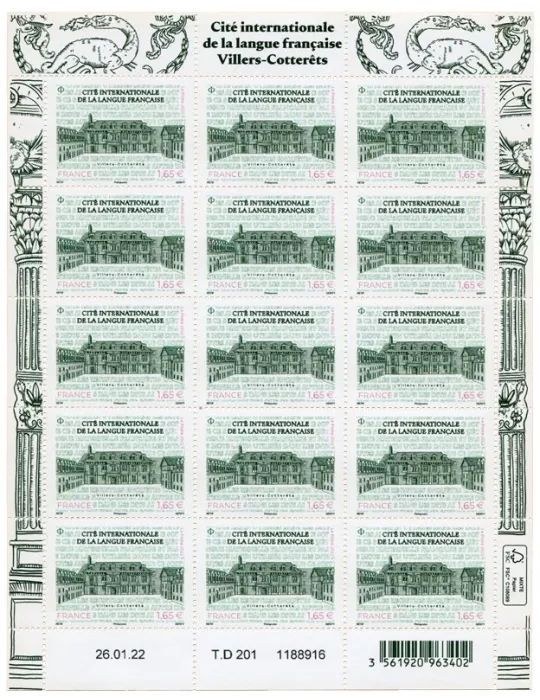 n° F56 - Timbre France Feuillets de France (n° 5565)