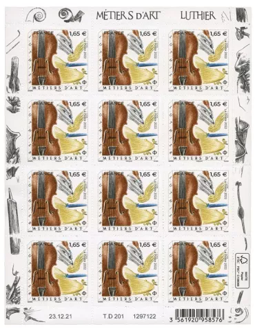 n° F50 - Timbre France Feuillets de France (n° 5555)