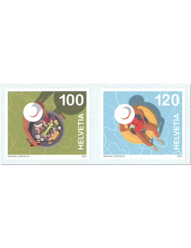 n° 2839/2840 - Timbre SUISSE Poste