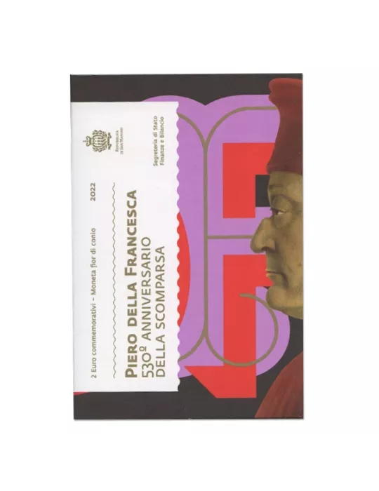 BU : 2 EURO COMMEMORATIVE 2022 : SAINT-MARIN (Piero della Francesca)