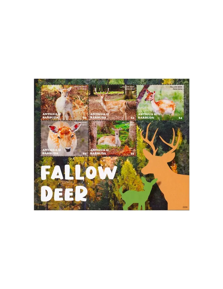 n° 5216/5220 - Timbre ANTIGUA Poste