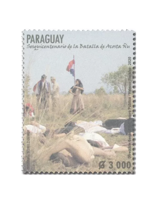 n° 3314 - Timbre PARAGUAY Poste