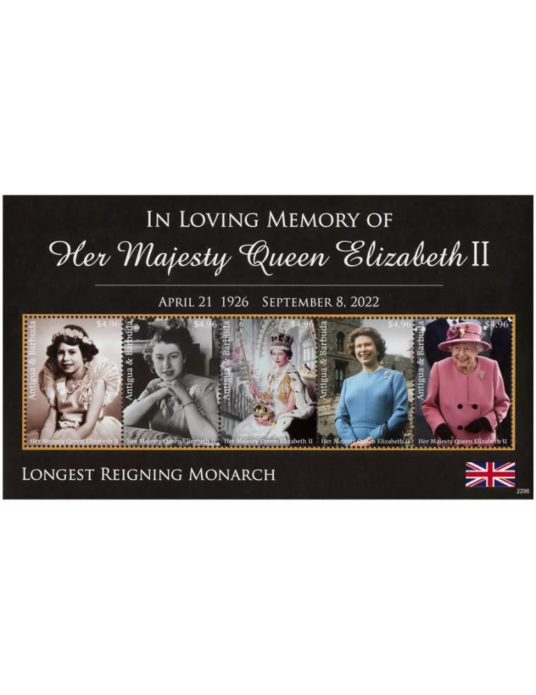 n° 5226/5230 - Timbre ANTIGUA Poste