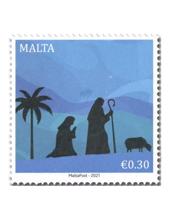 n° 2080/2082 - Timbre MALTE Poste