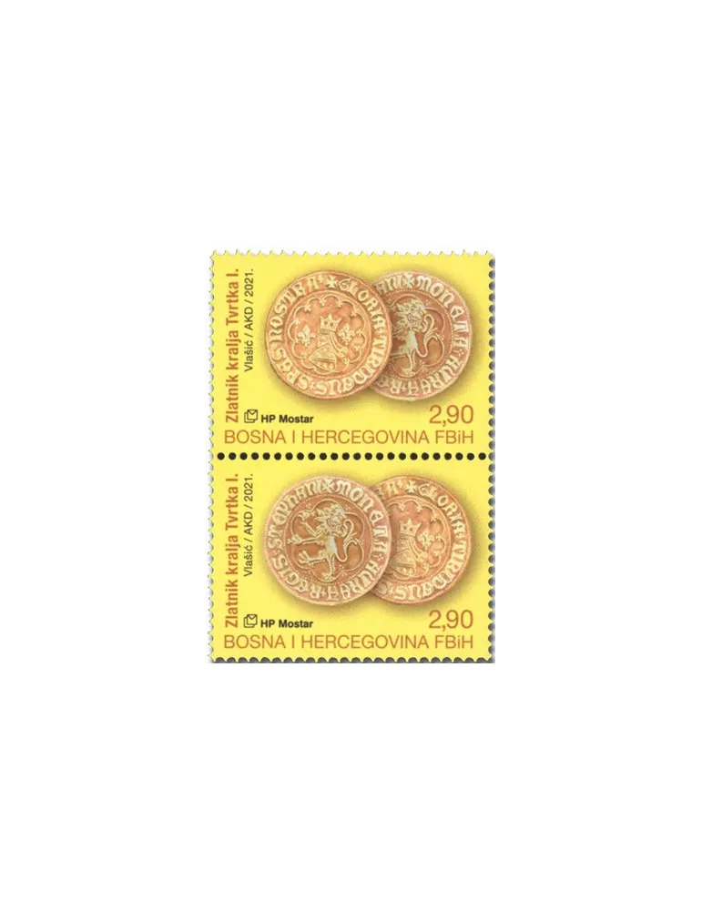n° 537/538 - Timbre HERCEG-BOSNA Poste