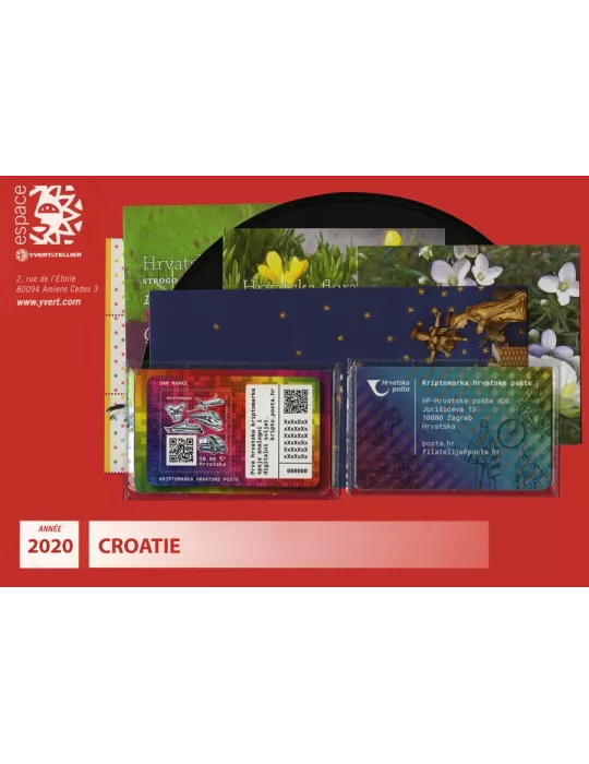 n° 1322/1385 - Timbre CROATIE Année Complète (2020)