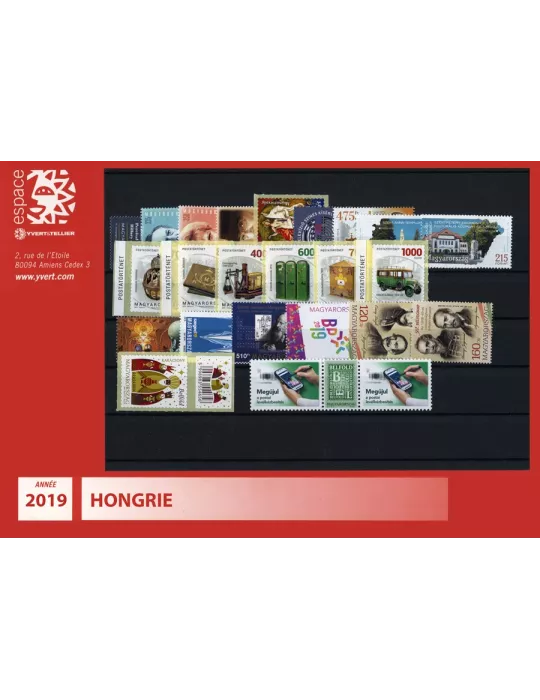 n° 4727/4772 - Timbre HONGRIE Année Complète (2019)