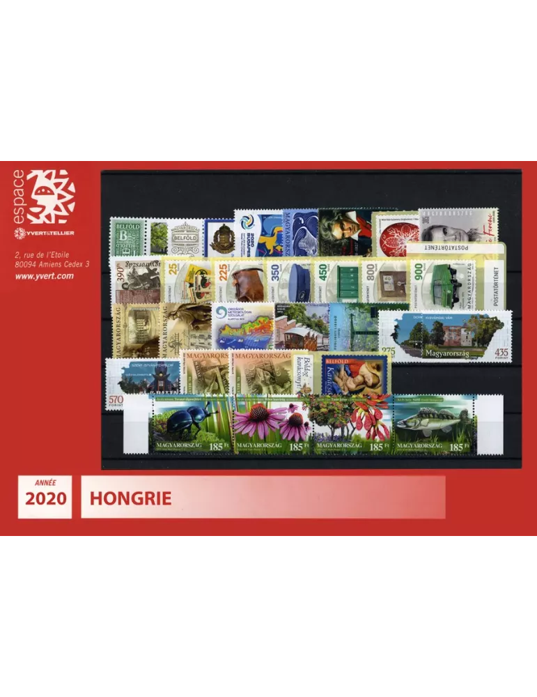 n° 4773/4809 - Timbre HONGRIE Année Complète (2020)