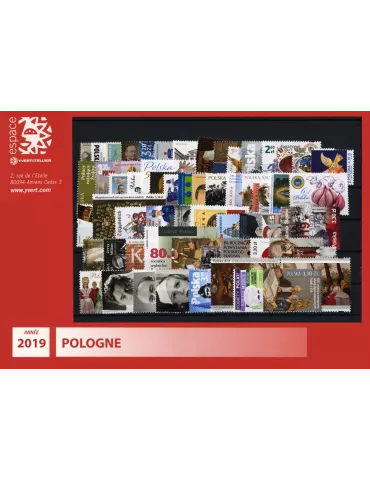 n° 4674/4747 - Timbre POLOGNE Année Complète (2019)