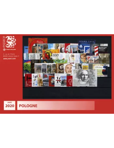 n° 4748/4831 - Timbre POLOGNE Année Complète (2020)