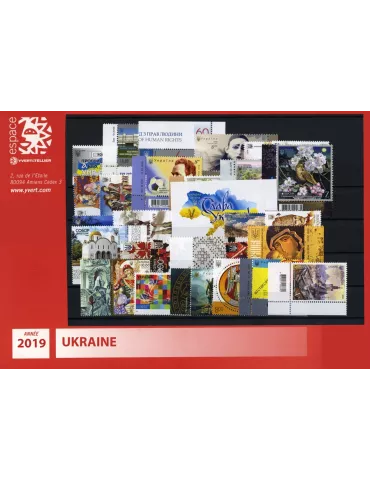 n° 1413/1475 - Timbre UKRAINE Année Complète (2019)