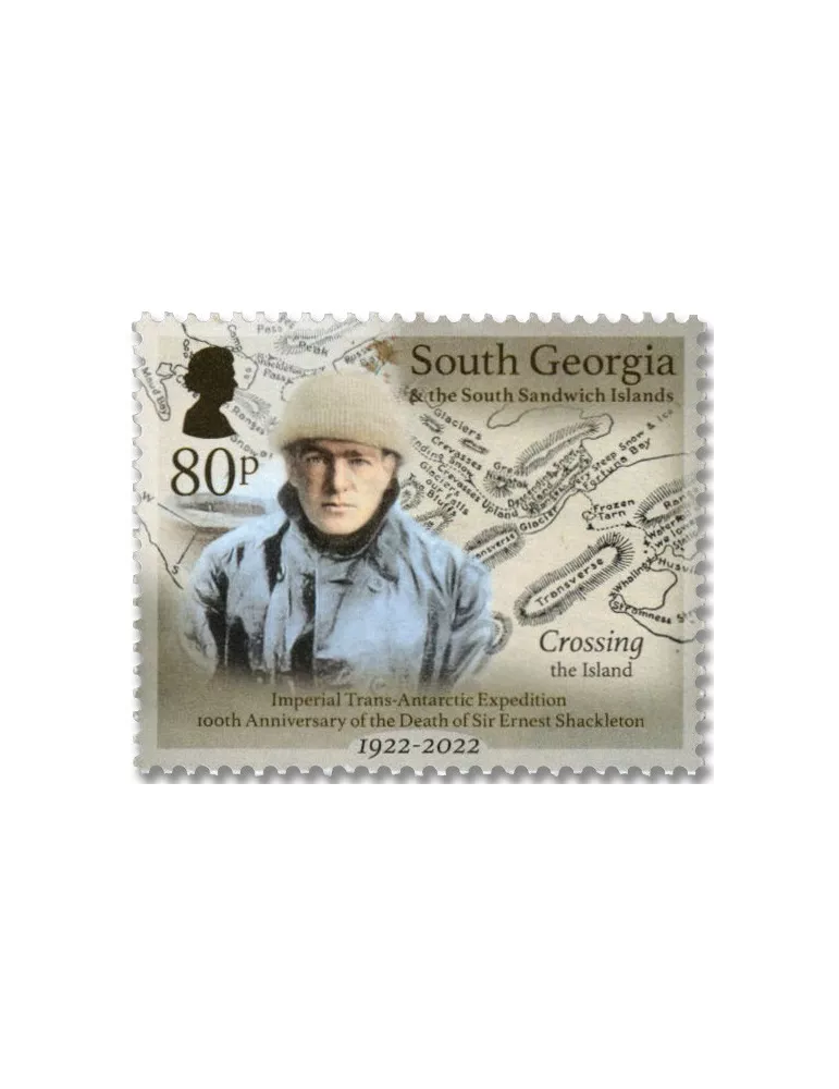 n° 774/777 - Timbre GEORGIE DU SUD Poste