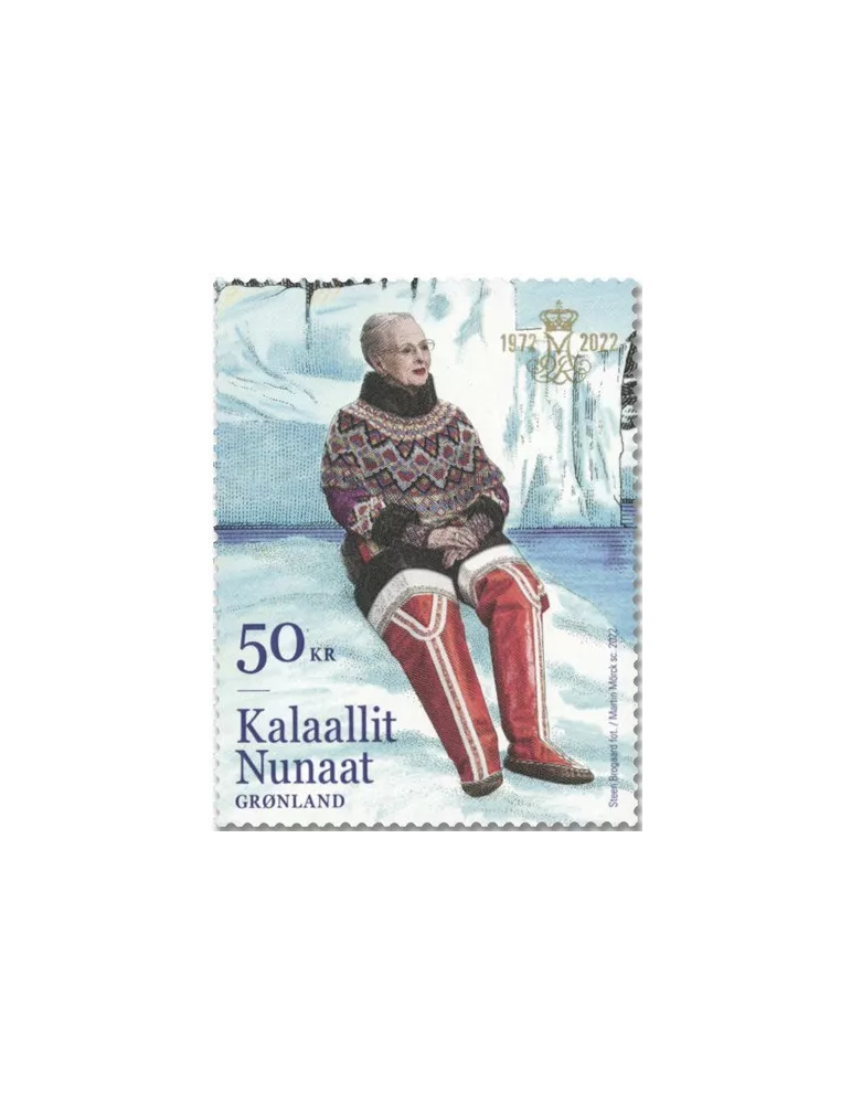 n° 870 - Timbre GROENLAND Poste