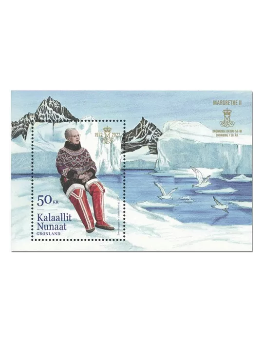 n° F870 - Timbre GROENLAND Poste