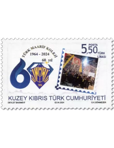 n° 854/855 - Timbre CHYPRE TURC Poste 2