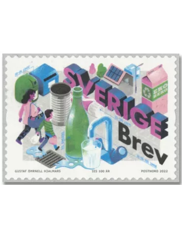 n° 3391 - Timbre SUEDE Poste