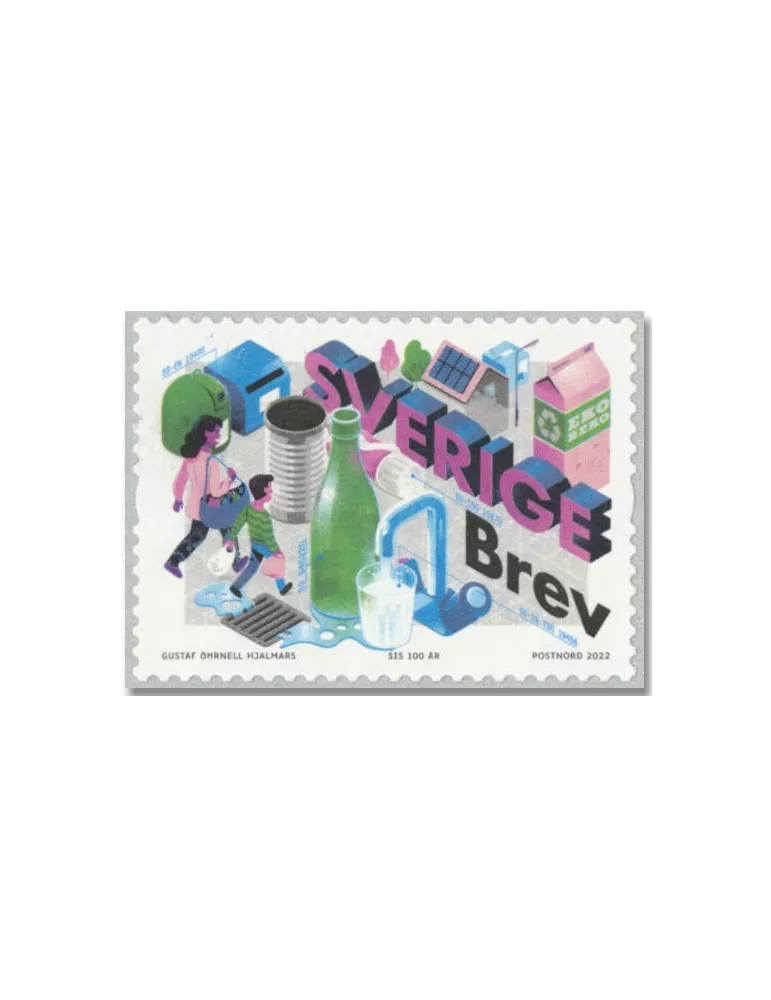 n° 3391 - Timbre SUEDE Poste