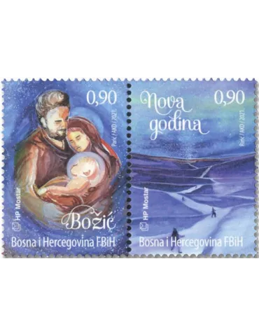 n° 545/546 - Timbre HERCEG-BOSNA Poste