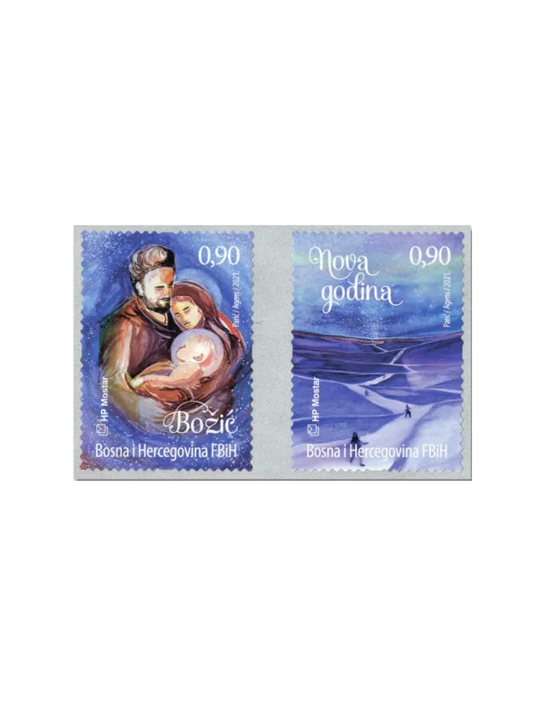 n° 547/548 - Timbre HERCEG-BOSNA Poste