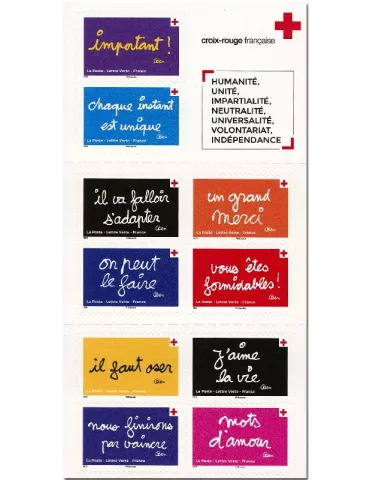 n° 2065 - Timbre France Carnets Croix-Rouge (2021) (BC1979)