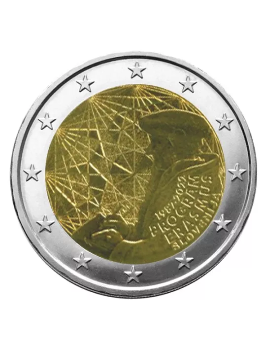 2 EURO COMMEMORATIVE 2022 : SLOVENIE (35 Ans du Programme Erasmus)