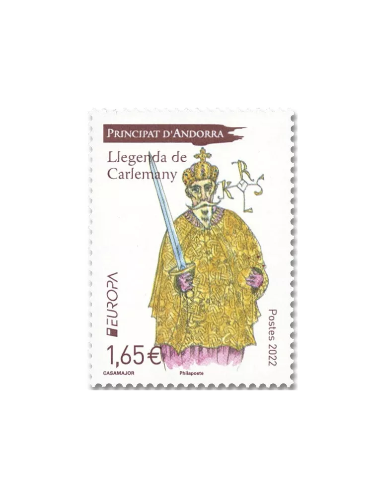 n° 874 - Timbre ANDORRE Poste