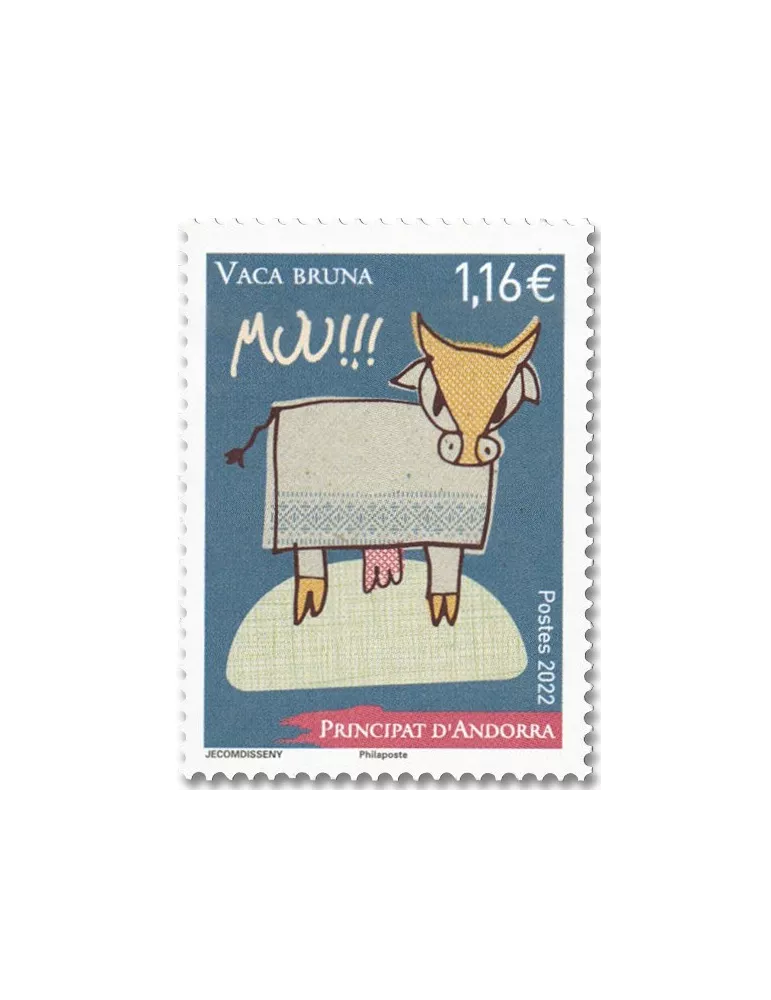 n° 875 - Timbre ANDORRE Poste