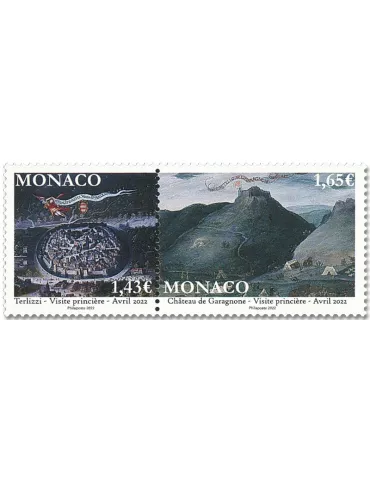 n° 3327/3328 - Timbre MONACO Poste