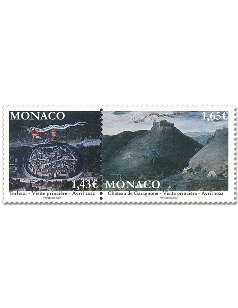 n° 3327/3328 - Timbre MONACO Poste