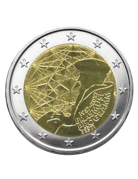 2 EURO COMMEMORATIVE 2022 : ESTONIE (35 Ans du Programme Erasmus)