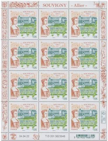 n° F61 - Timbre France Feuillets de France (n° 5575)