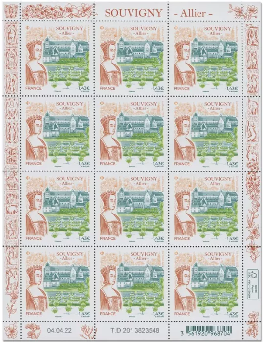 n° F61 - Timbre France Feuillets de France (n° 5575)