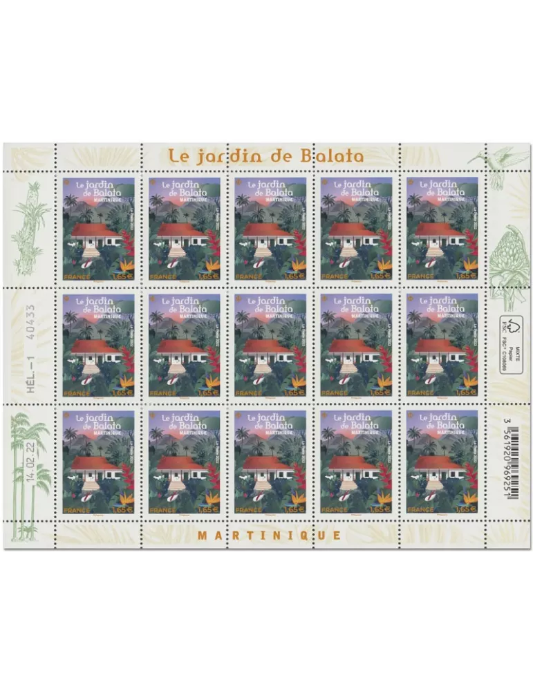n° F64 - Timbre France Feuillets de France (n° 5578)